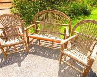 Semi antique Adirondack chairs