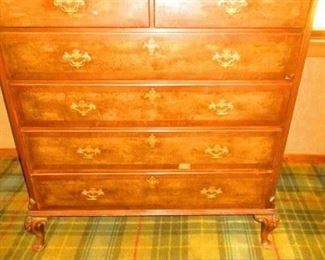 Late eighteenth and early nineteenth century chest of drawers
