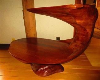 custom hand-carved table
