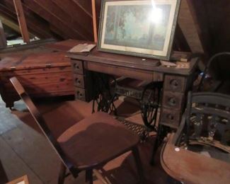 Singer tredle sewing machine