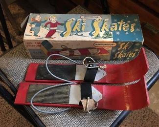 Ski Skates and box. Looks like they were never used.