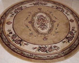 Circular rug