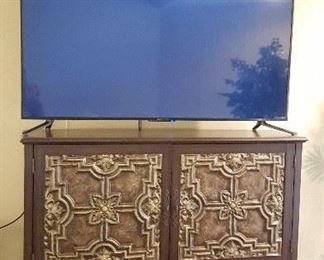 TV and cabinet