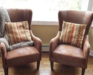 Wing-back chairs