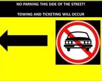 NO PARKING