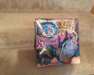 Magical Mermaid Barbie & Krissy. New in box 