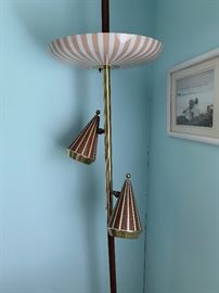 MCM Floor To Ceiling Tension Pole Lamp