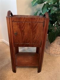 Antique Smoking Cabinet - Copper Lined