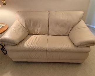 Elan Leather Love Seat