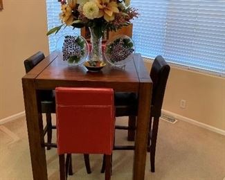 High Top Table with Pub Chairs