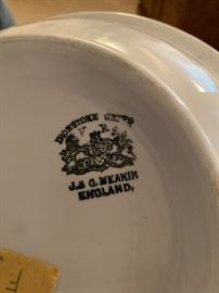 Antique J & G Meakin Ironstone Pitcher and Basin