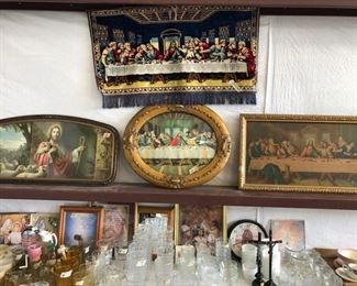Religious Prints and Numbered Paintings
