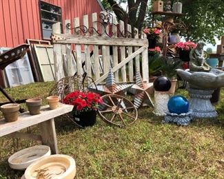 Yard Art, Bird Baths