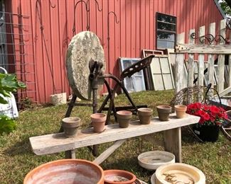Yard Art, Clay Pots