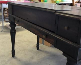 100 Year Old Furniture, Table Converts into Desk