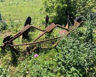 Yard Art - iron Implememts