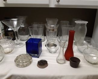 An assortment of vases