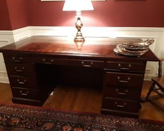 Large mahogany desk