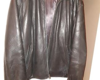 Men's extra large Hathaway leather jacket