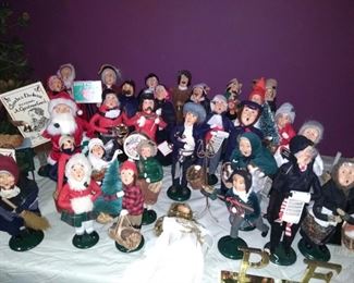 Christmas  Decorations, a Byer's figurine Village