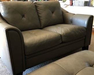 Ashley Sofa, Loveseat, Chair and Oversized Ottoman (Durablend) Like New!