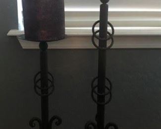 Iron Candle Holders