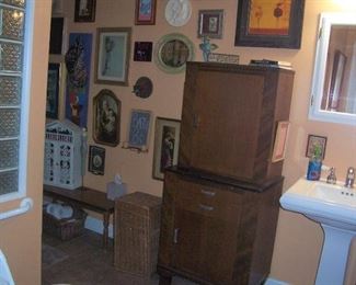 LOTS OF NUSUAL CABINETS AND TONS OF PRINTS