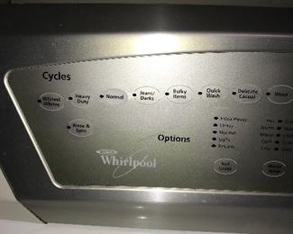 WHIRLPOOL WASHER AND GAS DRYER
