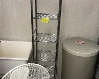 METAL STORAGE SHELVING UNIT
