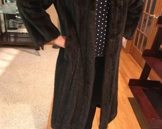 MINK FUR COAT - S SIZE