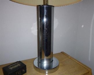 Mid Century Modern Chrome table Lamps
