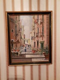 Pair of paintings signed B. Ciappa