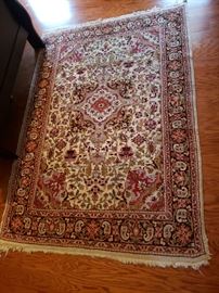 Persian handmade area rug, approx. 5 ft 9 x 4 ft