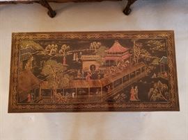 Chinoiserie painted coffee table