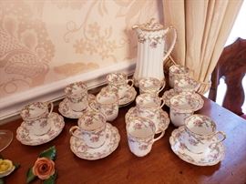 Theodore Haviland Limoges chocolate set