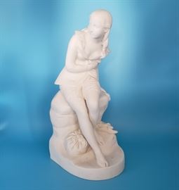 Antique Minton porcelaine figure of "Dorothea" modeled by John Bell