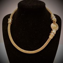 18k yellow gold necklace