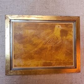 Norman Bradford signed lithograph