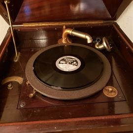 Close up of Victrola