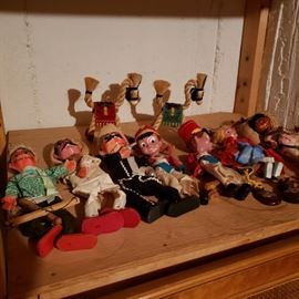 Vintage puppets