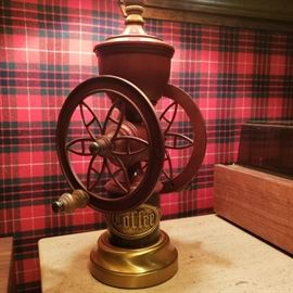 Coffee grinder lamp