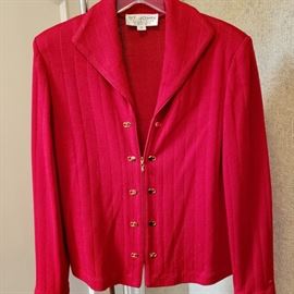 St. John knit jacket as well as a few other pieces of St. John