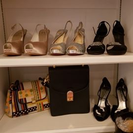 Designer purses and shoes