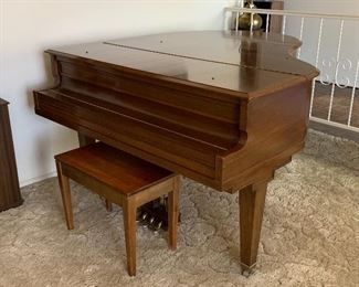 Vose & Sons Antique Baby Grand Piano	38x57x67in	HxWxD