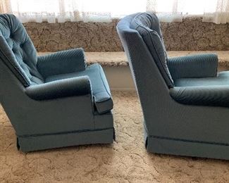 ▪ Vintage Blue Arm Chair #1 35x30x33in HxWxD
▪ Vintage Blue Arm Chair #2 35x30x33in HxWxD