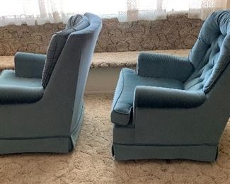 ▪ Vintage Blue Arm Chair #1 35x30x33in HxWxD
▪ Vintage Blue Arm Chair #2 35x30x33in HxWxD