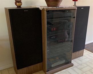 6 pc Sony Vintage Stereo System