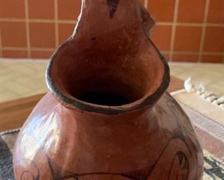 Vesta Bread Maricopa Native American Wedding Vase/Pot 9in H