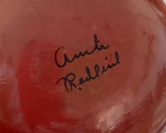 Anita Redbird Pot Native American Maricopa Pueblo