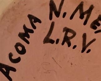 Acoma LRV Native American Pot